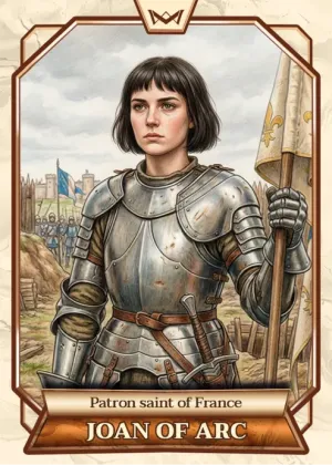 World's Monarchs: Joan of Arc - Patron saint of France (119)