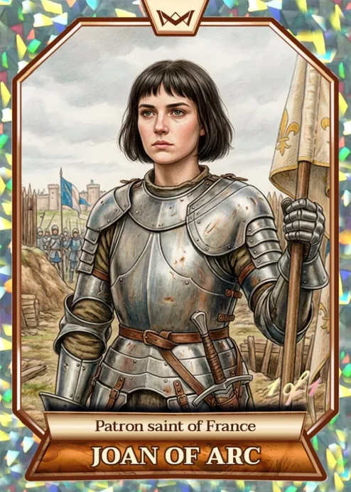 World's Monarchs: Joan of Arc - Patron saint of France (119) - Kaleidoscope 1/1