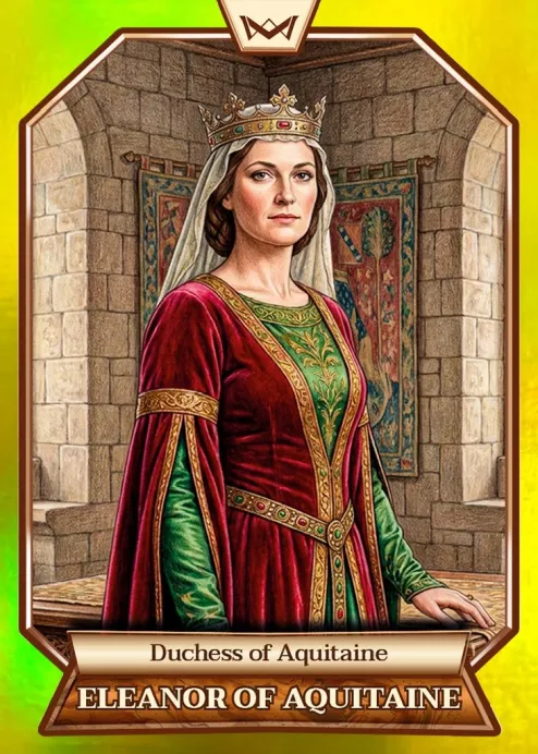 World's Monarchs: Eleanor of Aquitaine - Duchess of Aquitaine (122) - Rainbow Gold /35