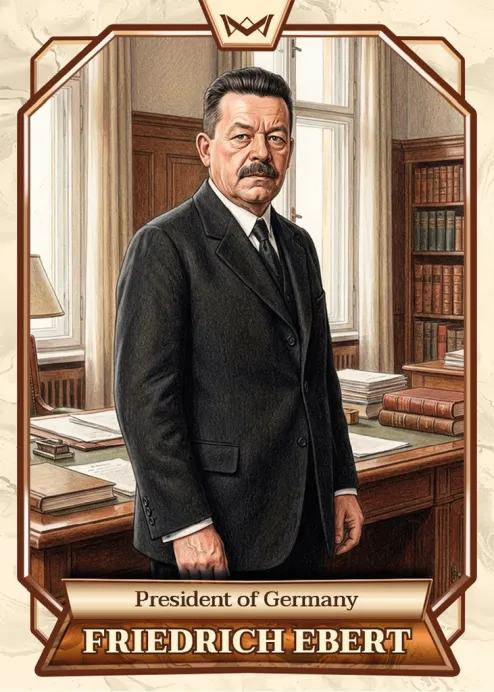 World's Monarchs: Friedrich Ebert - President of Germany (129)