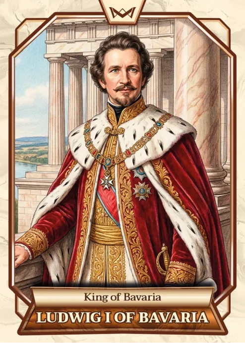 World's Monarchs: Ludwig I of Bavaria - King of Bavaria (137)