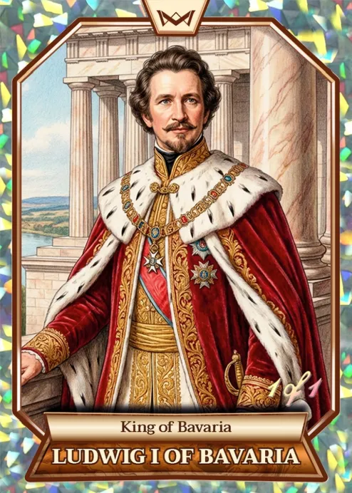 World's Monarchs: Ludwig I of Bavaria - King of Bavaria (137) - Kaleidoscope 1/1