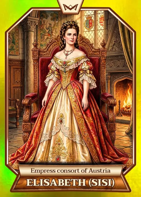 World's Monarchs: Elisabeth (Sisi) - Empress consort of Austria (139) - Rainbow Gold /35