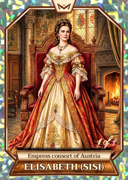 World's Monarchs: Elisabeth (Sisi) - Empress consort of Austria (139) - Kaleidoscope 1/1