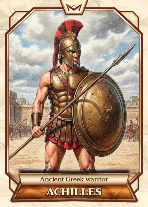 World's Monarchs: Achilles - Ancient Greek warrior (142)