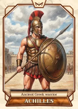 World's Monarchs: Achilles - Ancient Greek warrior (142)
