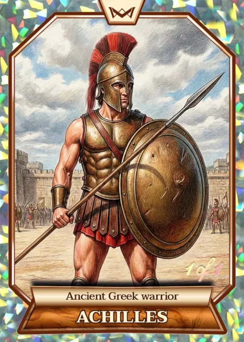 World's Monarchs: Achilles - Ancient Greek warrior (142) - Kaleidoscope 1/1