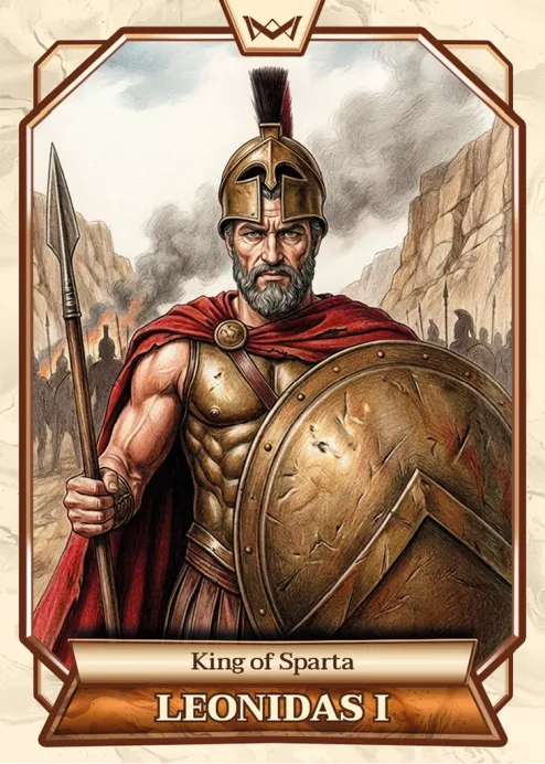World's Monarchs: Leonidas I - King of Sparta (147)