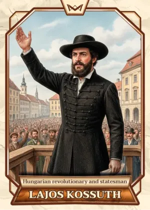 World's Monarchs: Lajos Kossuth - Hungarian revolutionary and statesman (149)