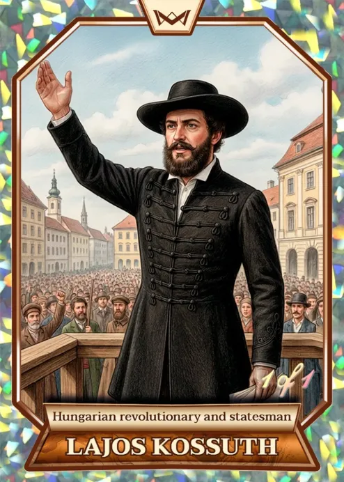 World's Monarchs: Lajos Kossuth - Hungarian revolutionary and statesman (149) - Kaleidoscope 1/1