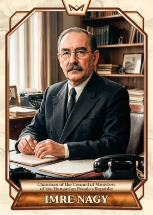 World's Monarchs: Imre Nagy - Chairman of the Council of Ministers of the Hungarian People's Republic (150)