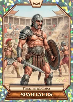 World's Monarchs: Spartacus - Thracian gladiator (160) - Kaleidoscope 1/1