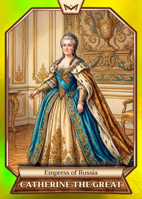 World's Monarchs: Catherine the Great - Empress of Russia (164) - Rainbow Gold /35