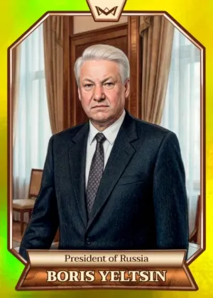 World's Monarchs: Boris Yeltsin - President of Russia (173) - Rainbow Gold /35