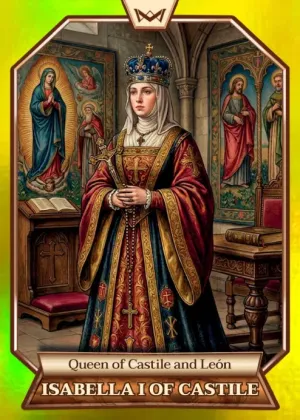 World's Monarchs: Isabella I of Castile - Queen of Castile and León (178) - Rainbow Gold /35