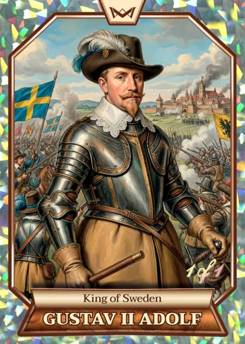 World's Monarchs: Gustav II Adolf - King of Sweden (180) - Kaleidoscope 1/1