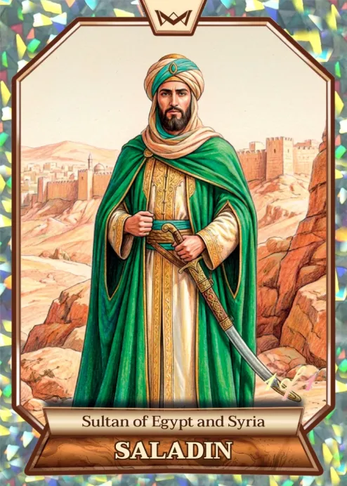 World's Monarchs: Saladin - Sultan of Egypt and Syria (192) - Kaleidoscope 1/1