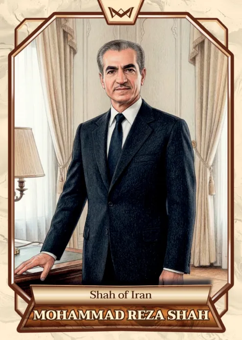 World's Monarchs: Mohammad Reza Shah - Shah of Iran (194)