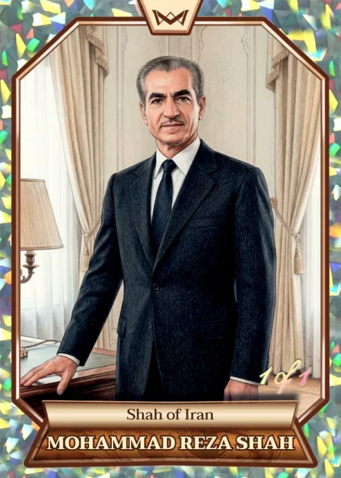 World's Monarchs: Mohammad Reza Shah - Shah of Iran (194) - Kaleidoscope 1/1