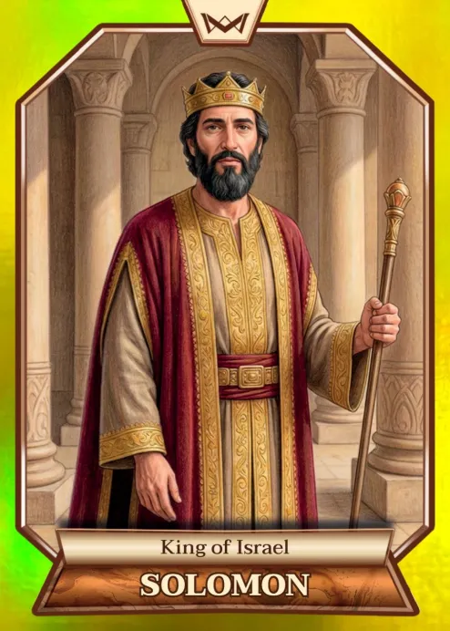 World's Monarchs: Solomon - King of Israel (196) - Rainbow Gold /35