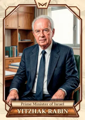 World's Monarchs: Yitzhak Rabin - Prime Minister of Israel (197)