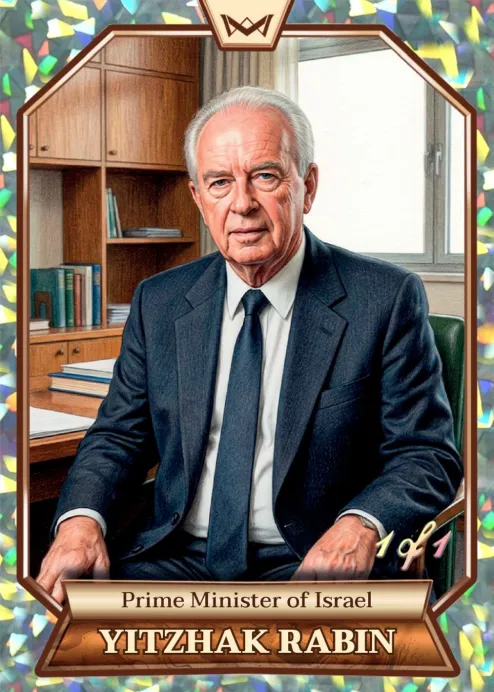 World's Monarchs: Yitzhak Rabin - Prime Minister of Israel (197) - Kaleidoscope 1/1