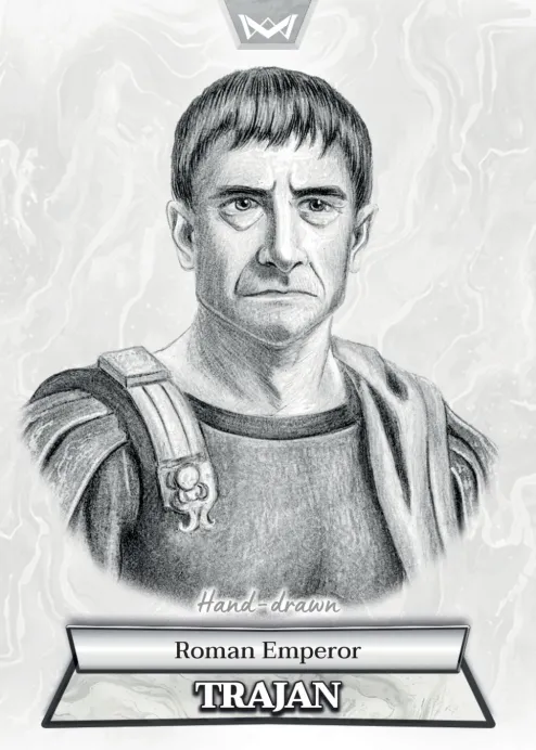 World's Monarchs: Trajan - Roman Emperor (2hd30) - Hand-drawn 1/1