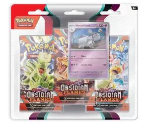 Pokémon TCG: 3-Pack Blister Obsidian Flames Houndstone