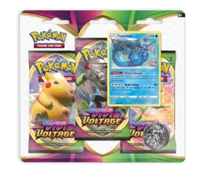 Pokémon TCG: 3-Pack Blister Vivid Voltage Vaporeon